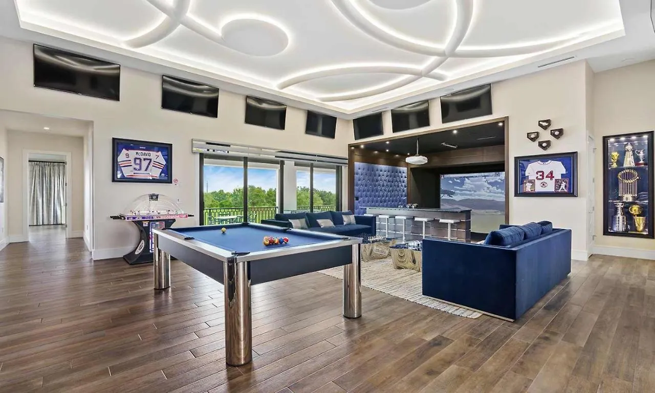 בית נופש Luxurious 9 Bdrm Estate With Golf Simulator And Entertainment Loft At Reunion *