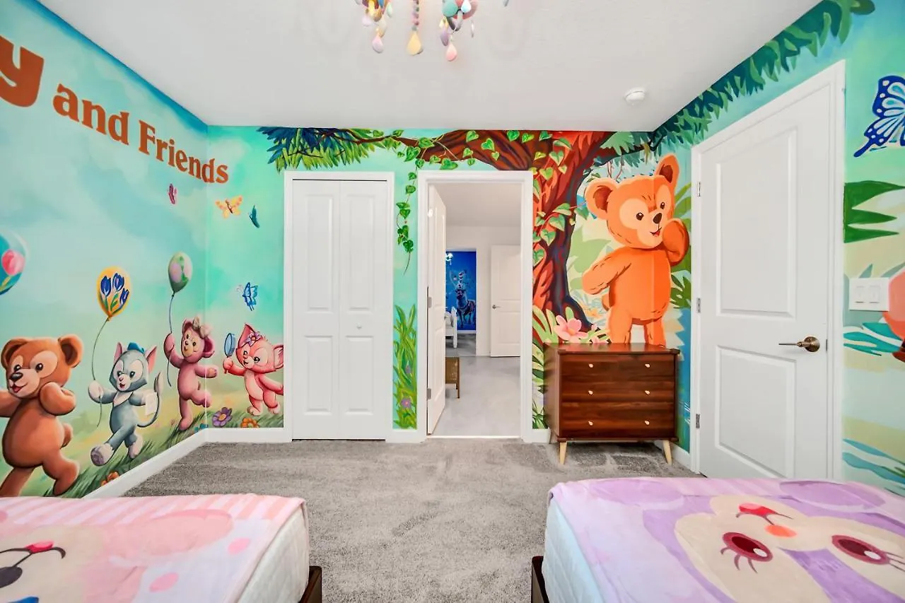 8br Lakeview Priv Heated Pool & Theater * Kissimmee