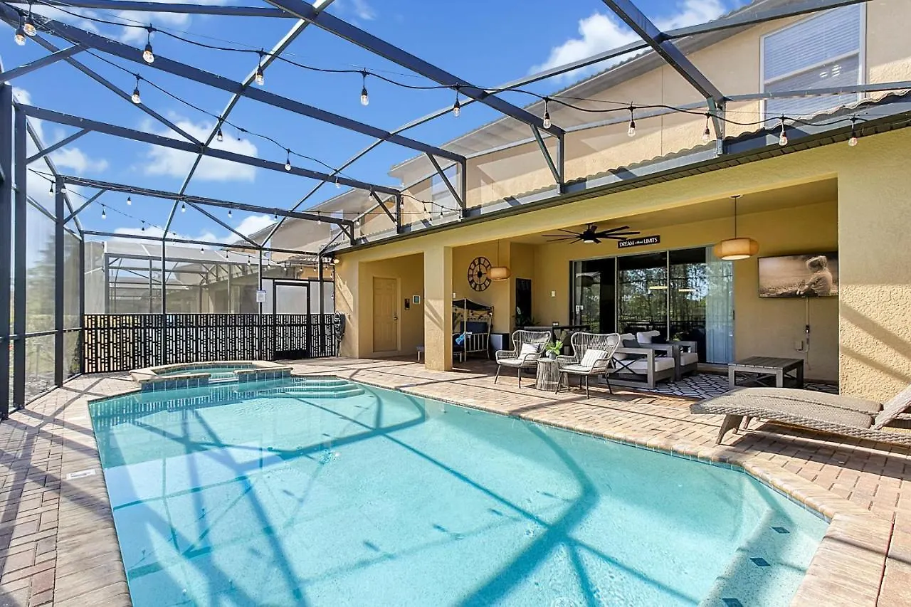 8br Near Disney-view/privacy/pool & Spa/ps5/ev