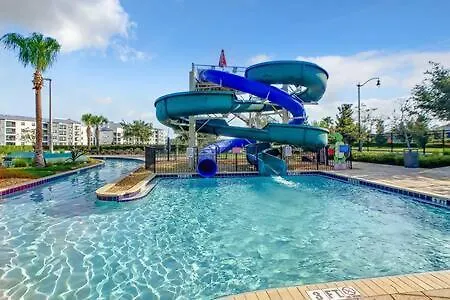 Casa de Férias Dazzling Thematic 4br With Waterpark & Private Pool Kissimmee