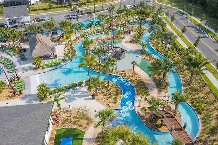 Casa de Férias Dazzling Thematic 4br With Waterpark & Private Pool