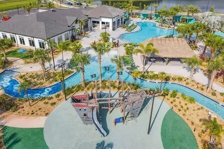 Dazzling Thematic 4br With Waterpark & Private Pool Kissimmee