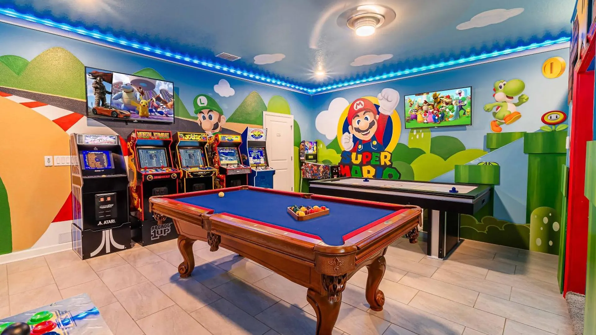 Ferienhaus Thematic House With Private Pool Game
