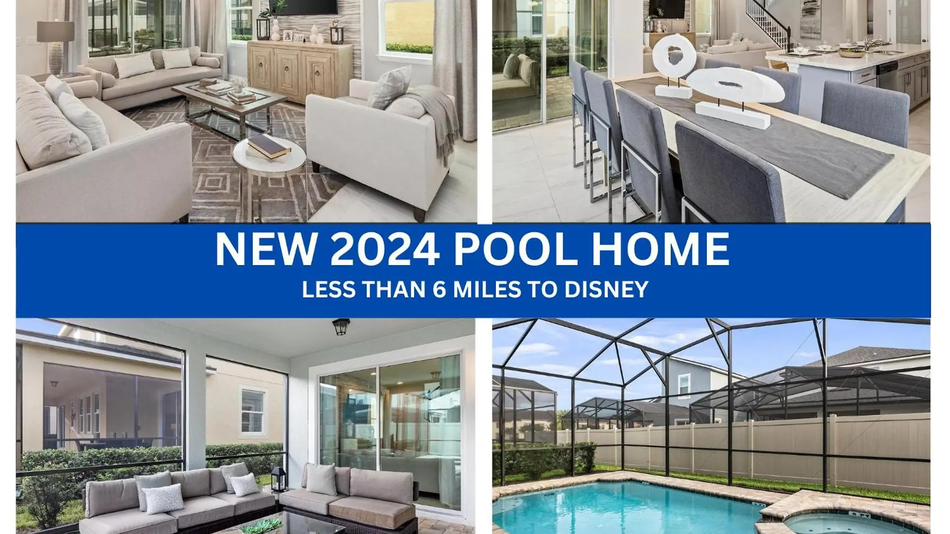 펜션 Brand New 2024 Seascape 6 Bedroom Free Access 키시미