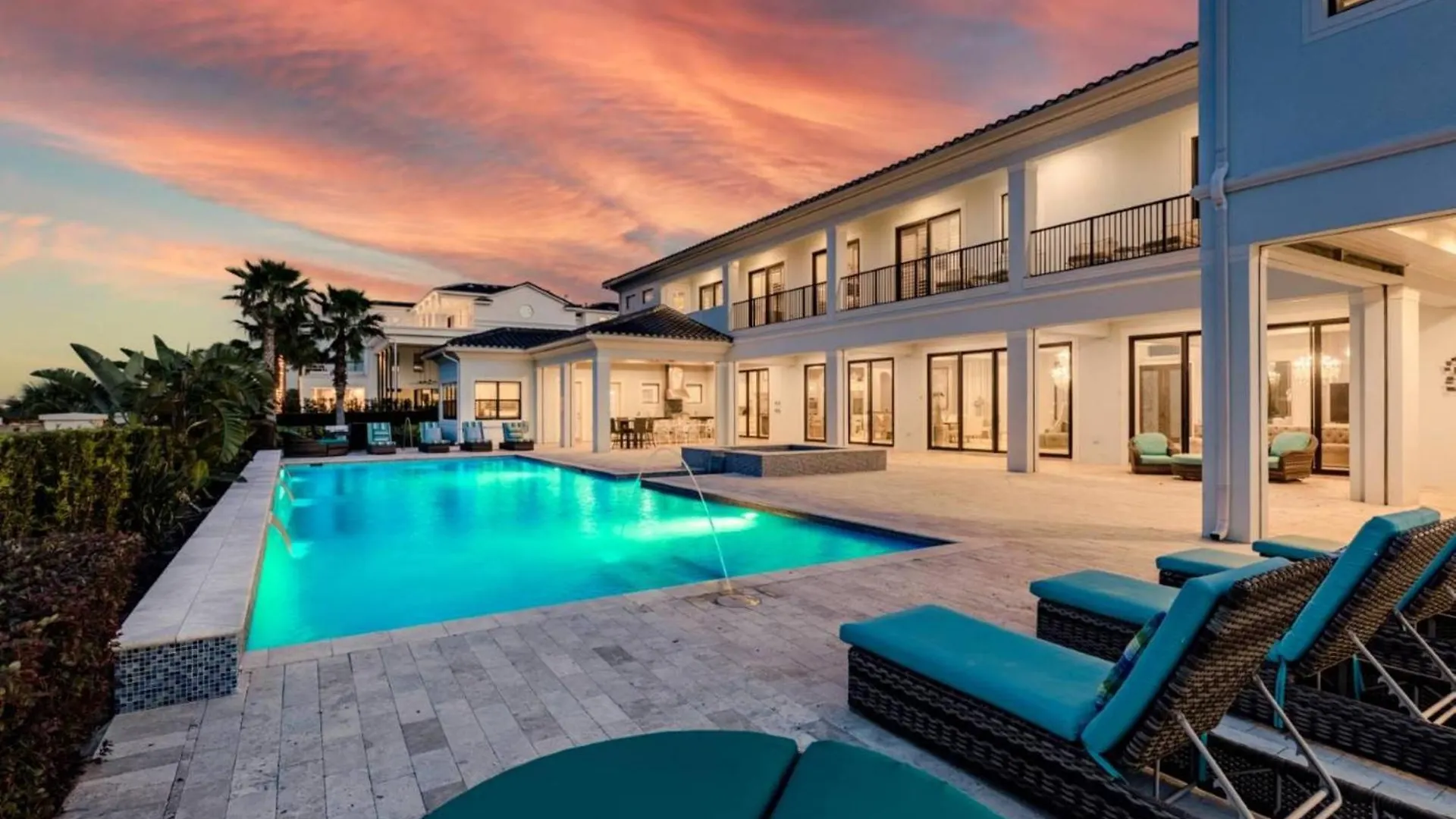 Beautiful 5 Star Mansion With Private Pool On The Prestigious Reunion Orlando Mansion 6280 וילה