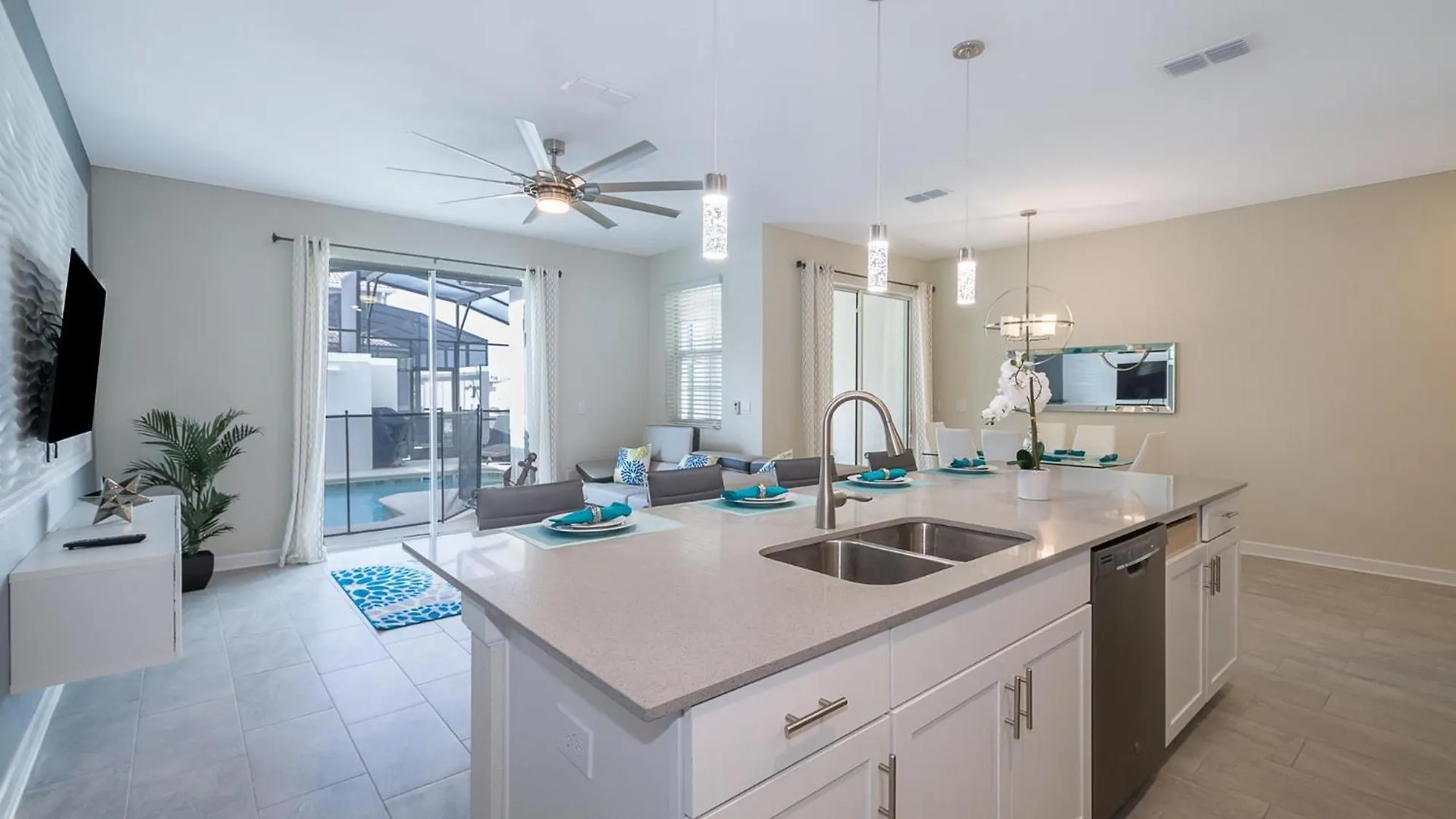 4834bv Townhouse 4 Bedrooms & 3 Bathrooms + Pool Сasa de vacaciones Kissimmee