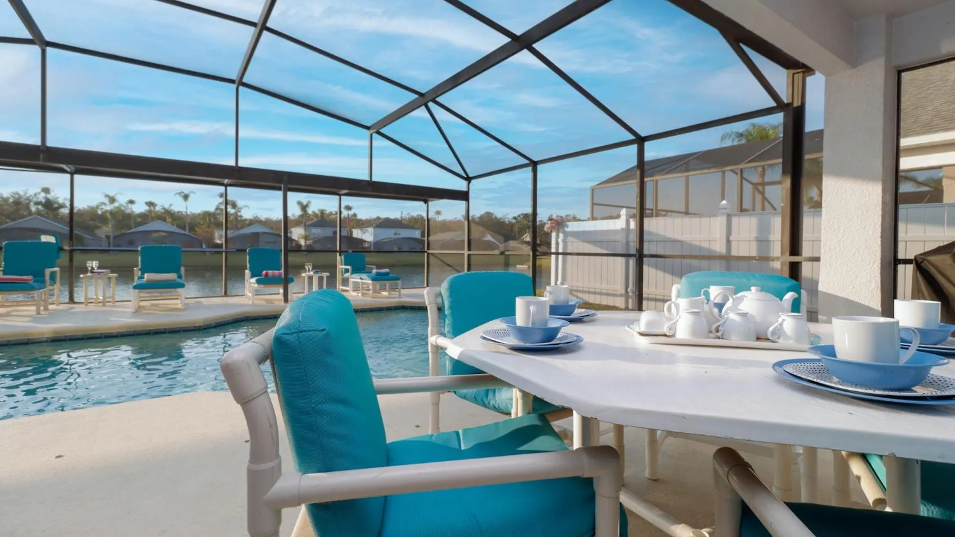 South Facing Pool With View - Hot Tub - Berkley Gated - Nr * Kissimmee