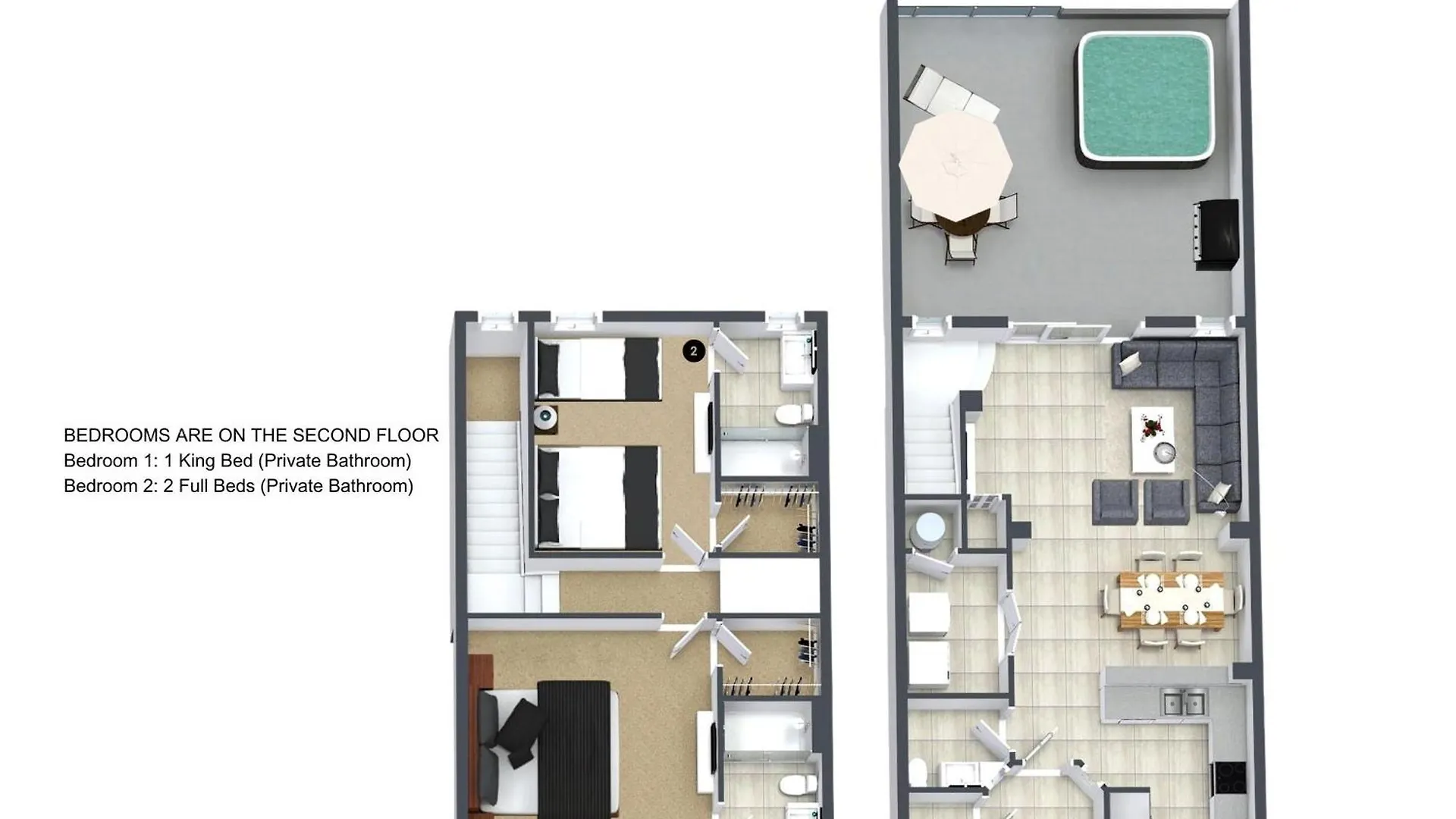 Hébergement de vacances 2 Bedrooms - 2,5 Bathrooms - Encantada 3056yl *