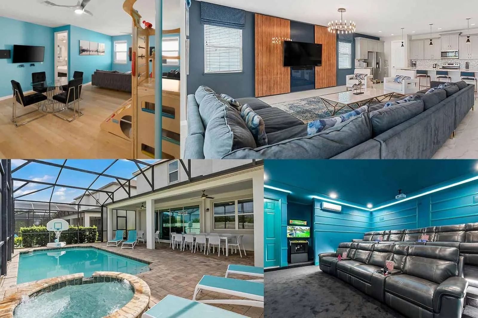 Stellar With Space Br, Theater, Arcade & Pool * Kissimmee