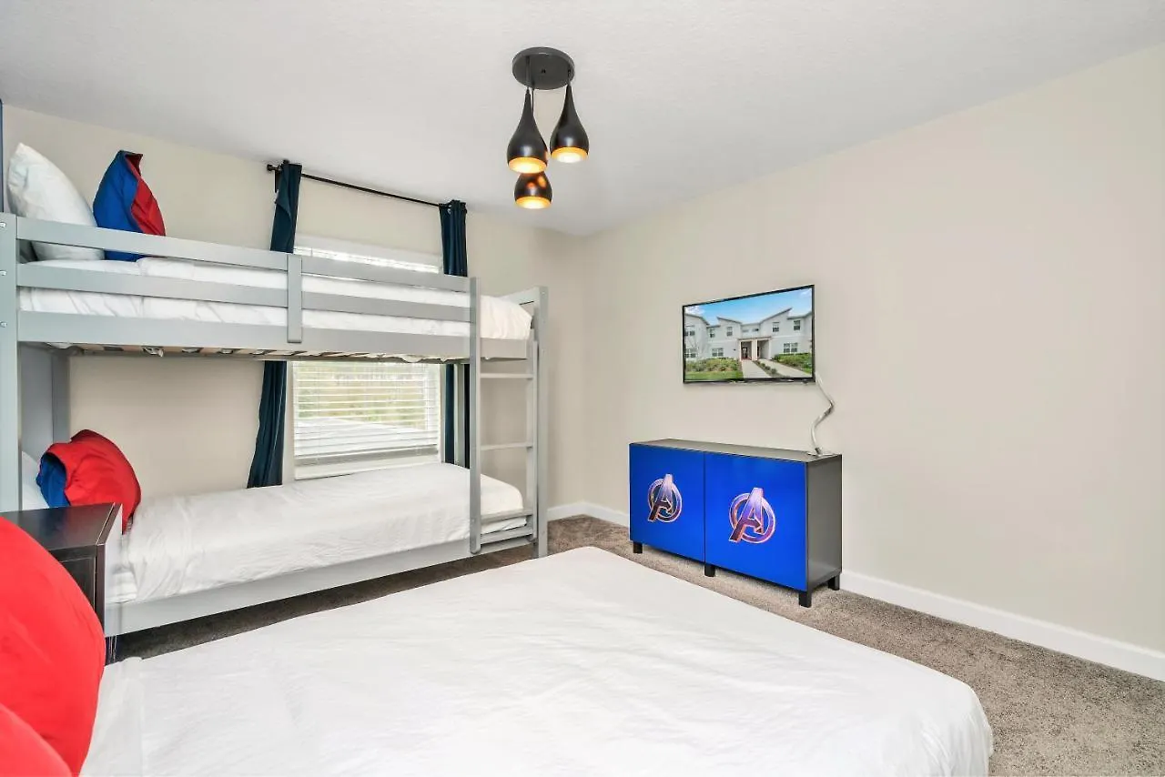 Holiday home Private Pool Themed Bedrooms Free Waterpark *