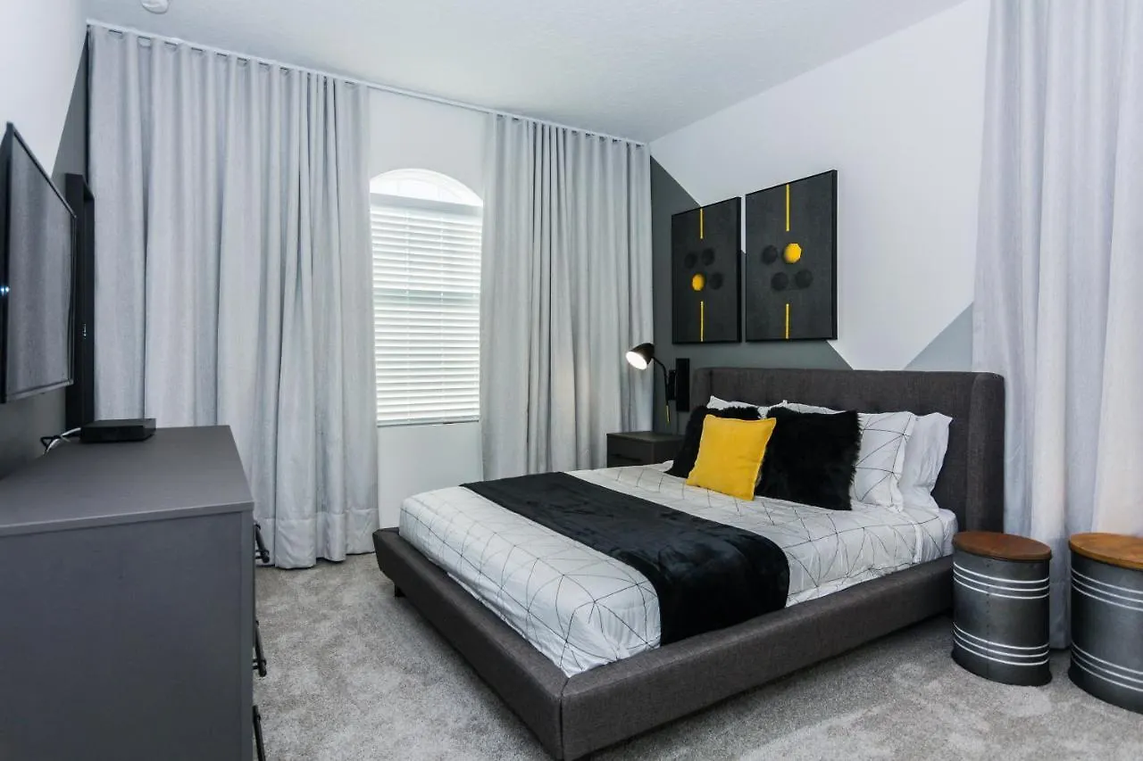 Brand New 9 Bedrooms House With Private Pool, Star Wars Game Room, Theme And View Sa2145 Kissimmee