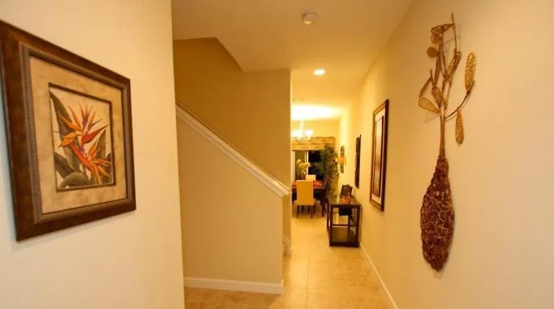 Beautiful 4 Bedroom 3 Bath Town In Paradise Palms * Orlando