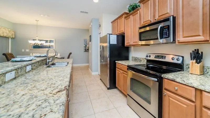 Beautiful 4 Bedroom Town House In The Fantastic Paradise Palms Сasa de vacaciones Orlando