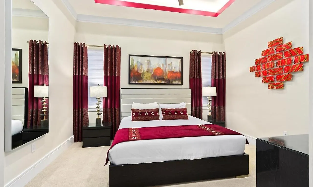 Holiday home Luxurious 9 Bdrm Estate With Golf Simulator And Entertainment Loft At Reunion Kissimmee