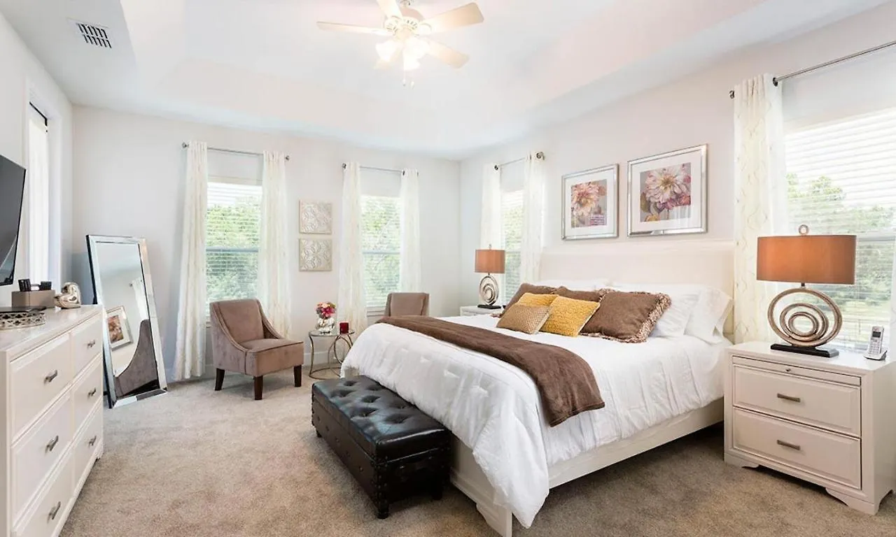 Stylish 5 Bdrm With Themed Bedroom At Reunion Holiday home Kissimmee