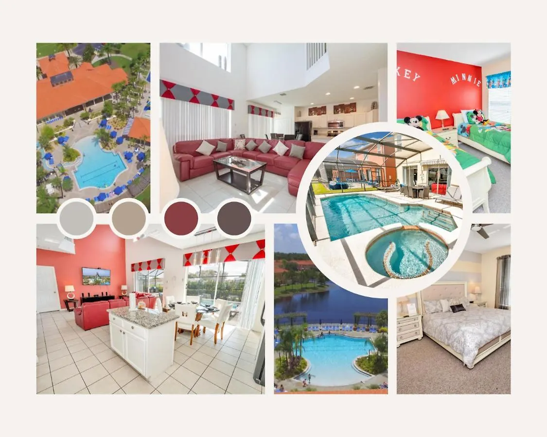 Dream With Hot Tub, Pool, Xbox, Games Room, Lakeview, 10 Min To Disney, Clubhouse Kissimmee
