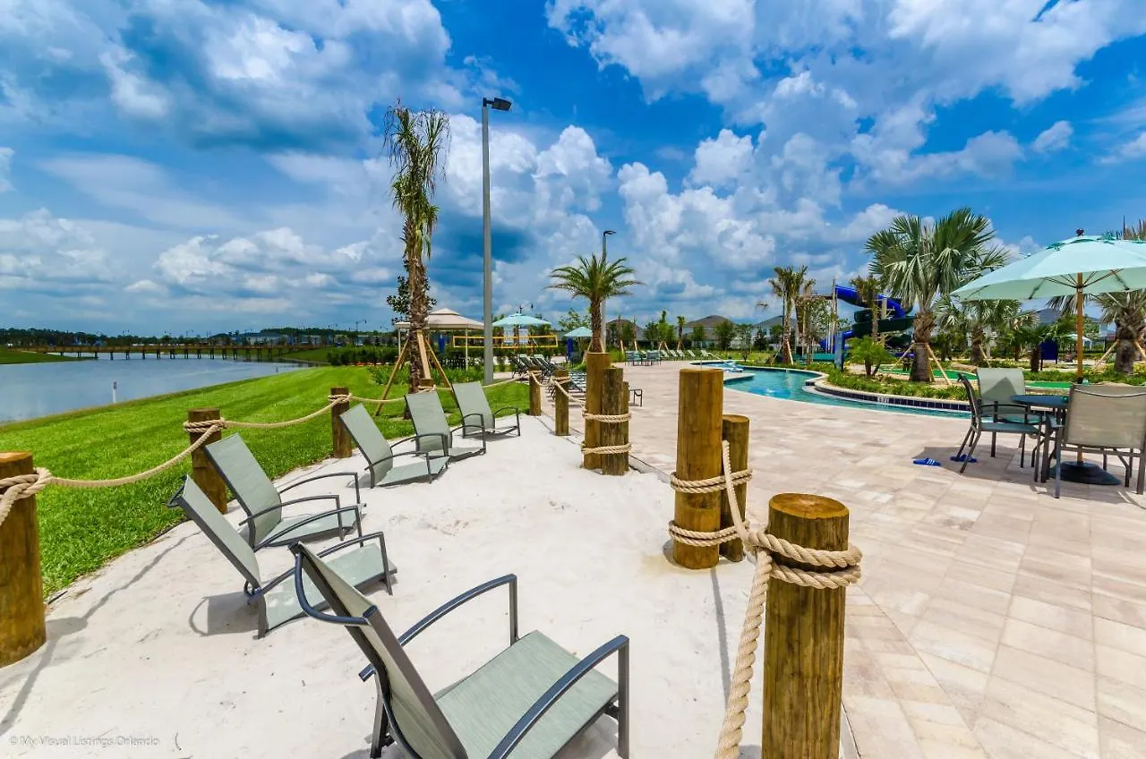 Lakeview With Private Pool And Free Water Park -10mins From Disney- Holiday home Kissimmee