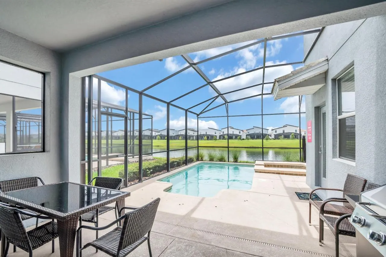 Lakeview With Private Pool And Free Water Park -10mins From Disney- *