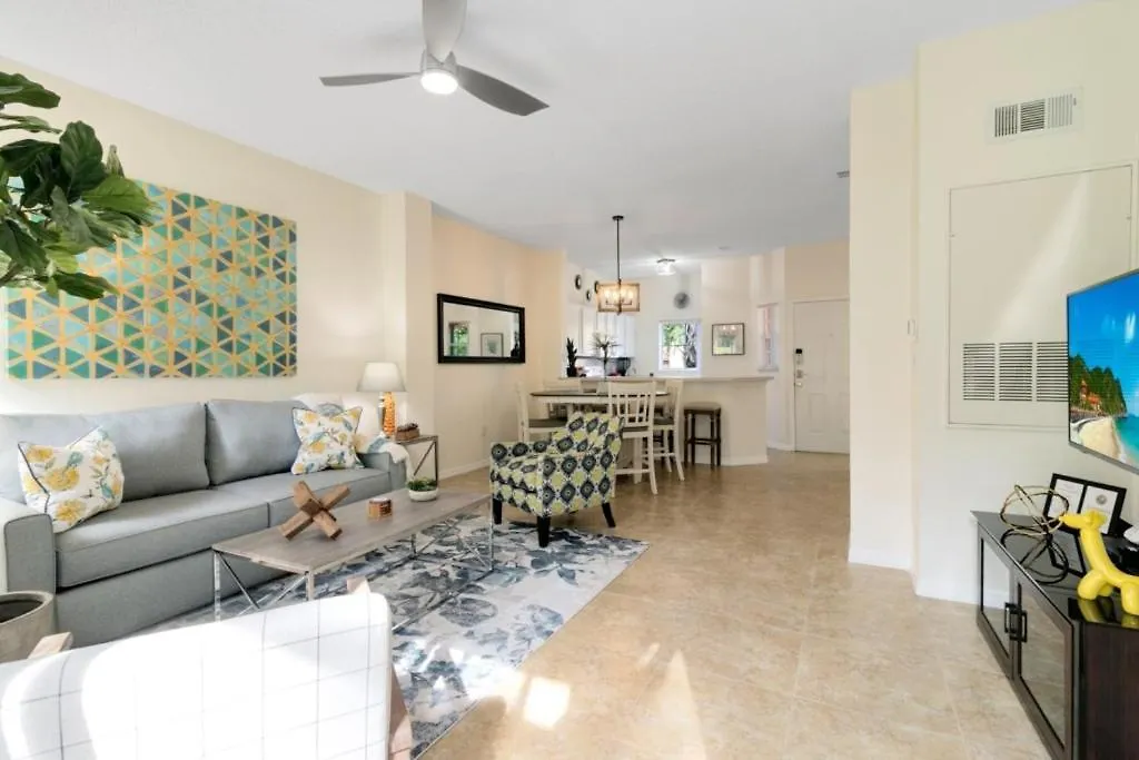 Minutes To Boutique 3br 2,5 Bath Coastal Th Townhouse * Kissimmee