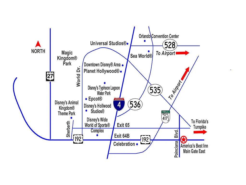 Hotel Red Lion Orlando Buena Vista South- Near Kissimmee