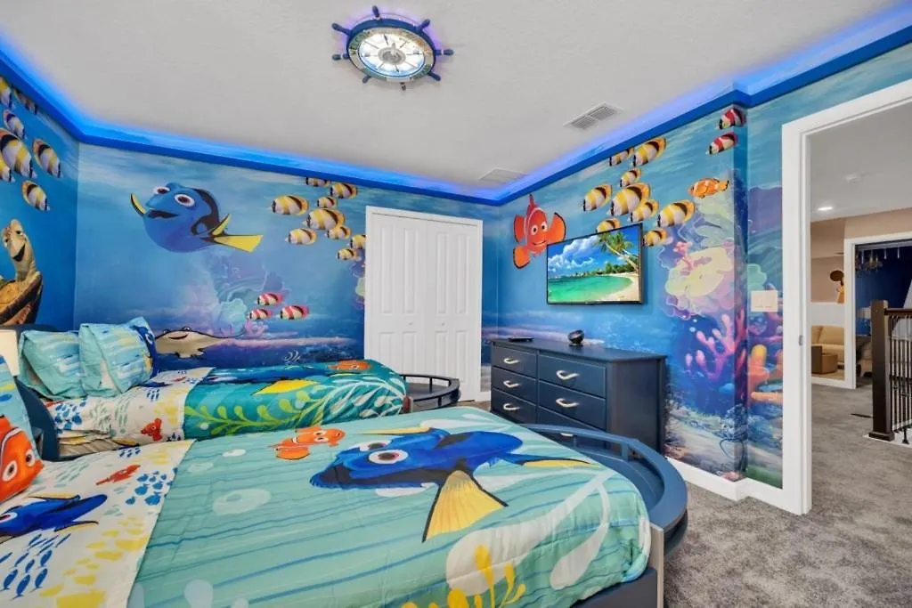 Storey 9 Bedroom With Games And Theater Holiday home Kissimmee