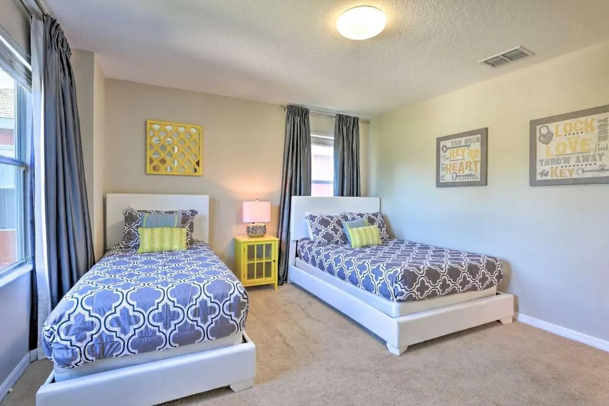 Huge 6br 6bath & Private Pool Min To Disney Villa
