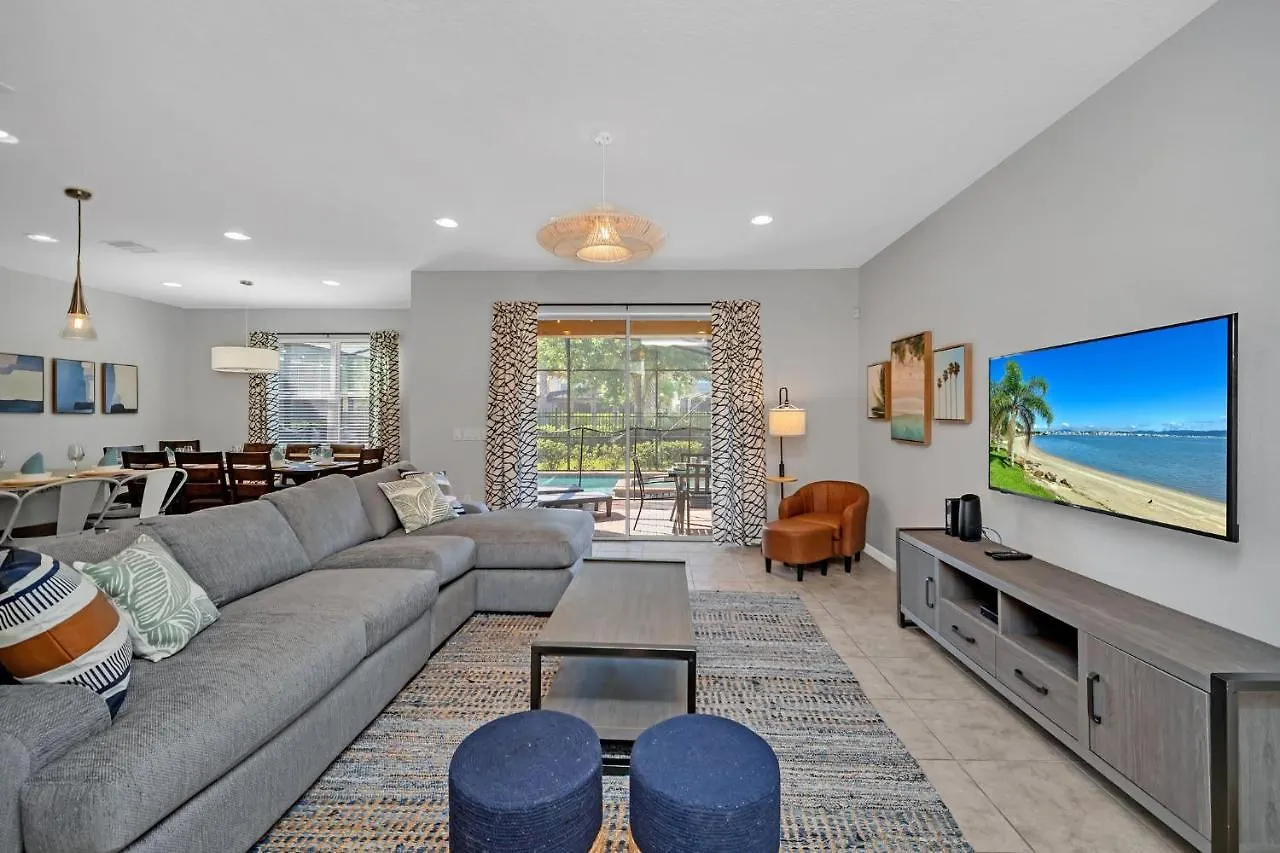 Stunning Modern Family Villa, Pool & Jacuzzi With Private View, Themed Bedrooms! * Four Corners