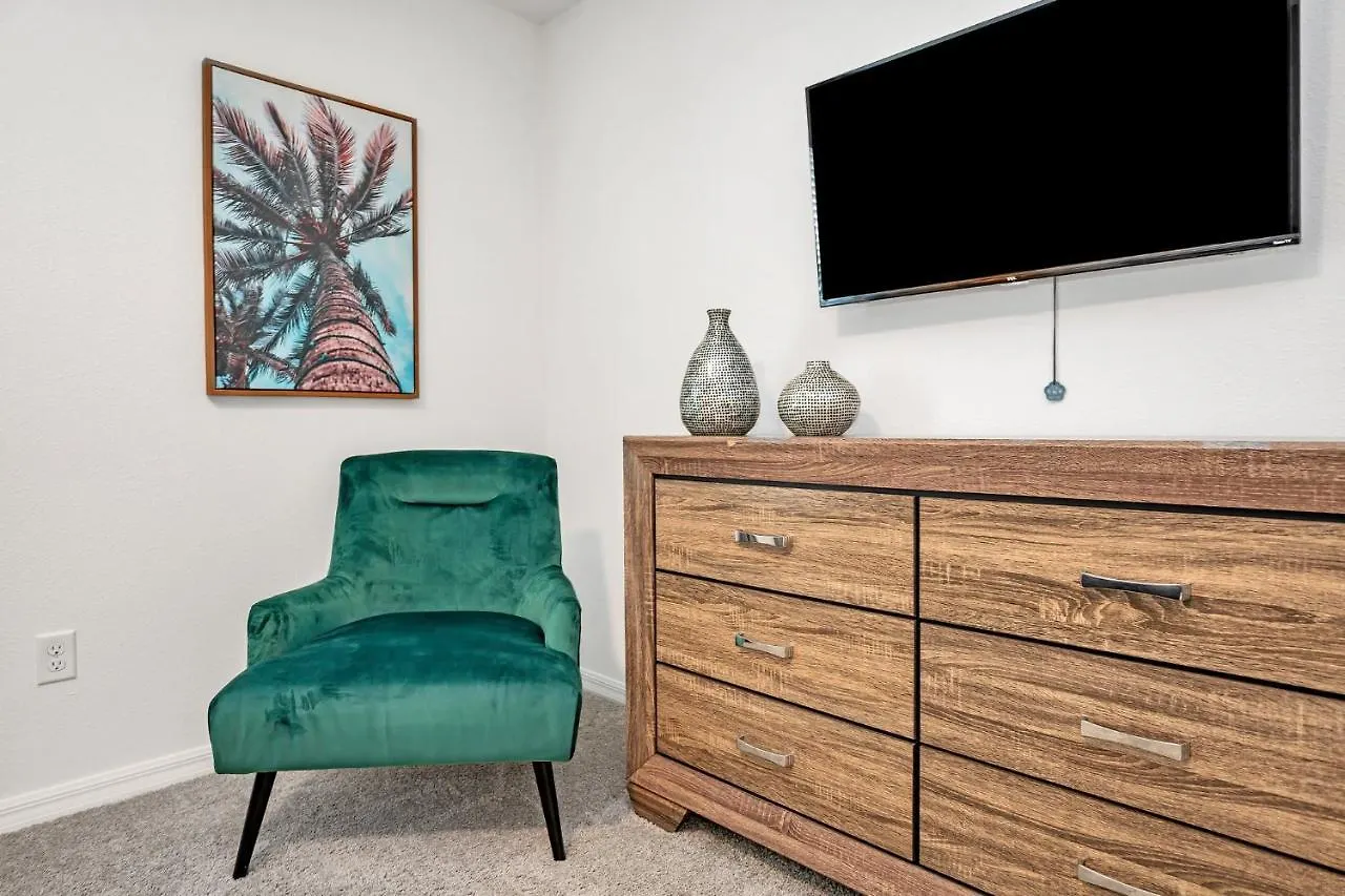 Holiday home Modern Decor With Themed Rooms, With Retro Game And Huge Pool In Upscale Resort! #6s820 Four Corners