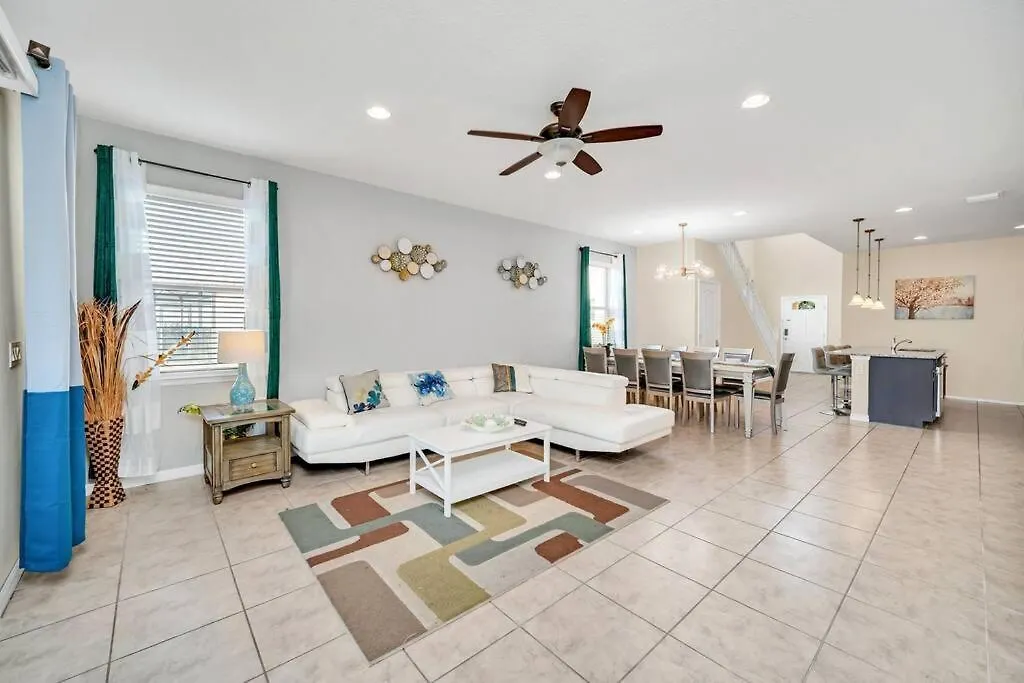 Дом отдыха Disney Modern 6 Bedroom Vacation W/ Pool &hot Tub Киссимми