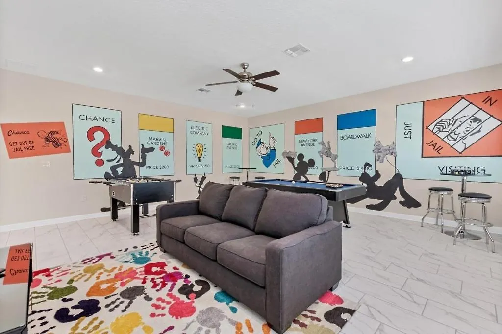 Villa Monopoly Fun Storey 6 Bed Star Home! *