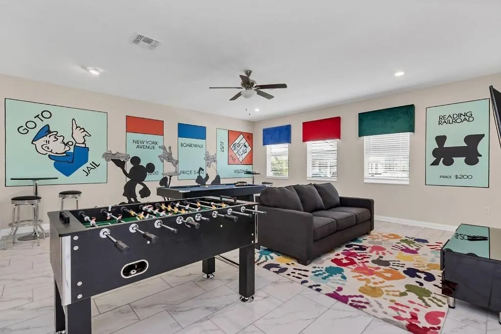 Monopoly Fun Storey 6 Bed Star Home! Kissimmee