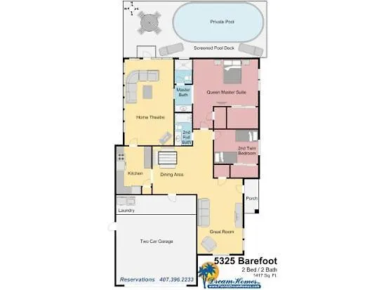 2 Bed 5325 Holiday home