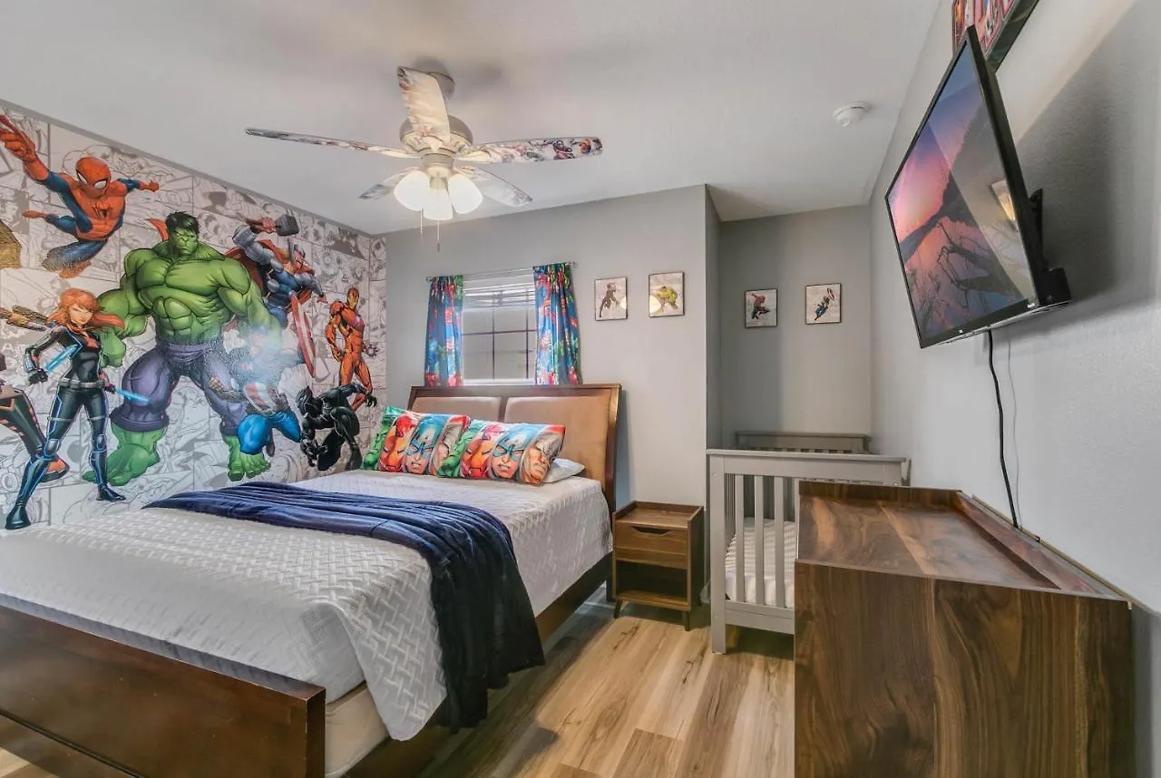 Дом отдыха 4 Bedroom- 3 Bathroom Paradise Palms 8957 Cp *