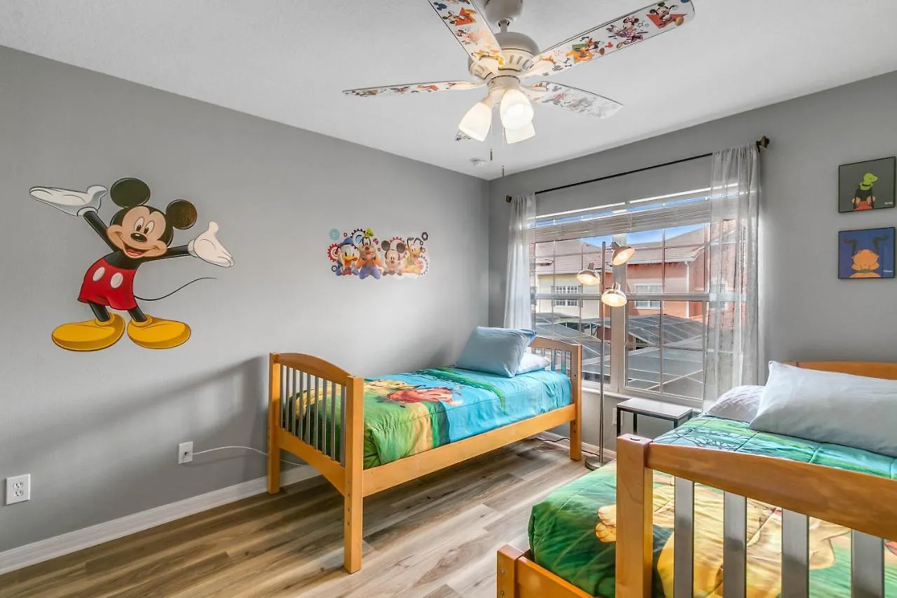 Дом отдыха 4 Bedroom- 3 Bathroom Paradise Palms 8957 Cp Киссимми
