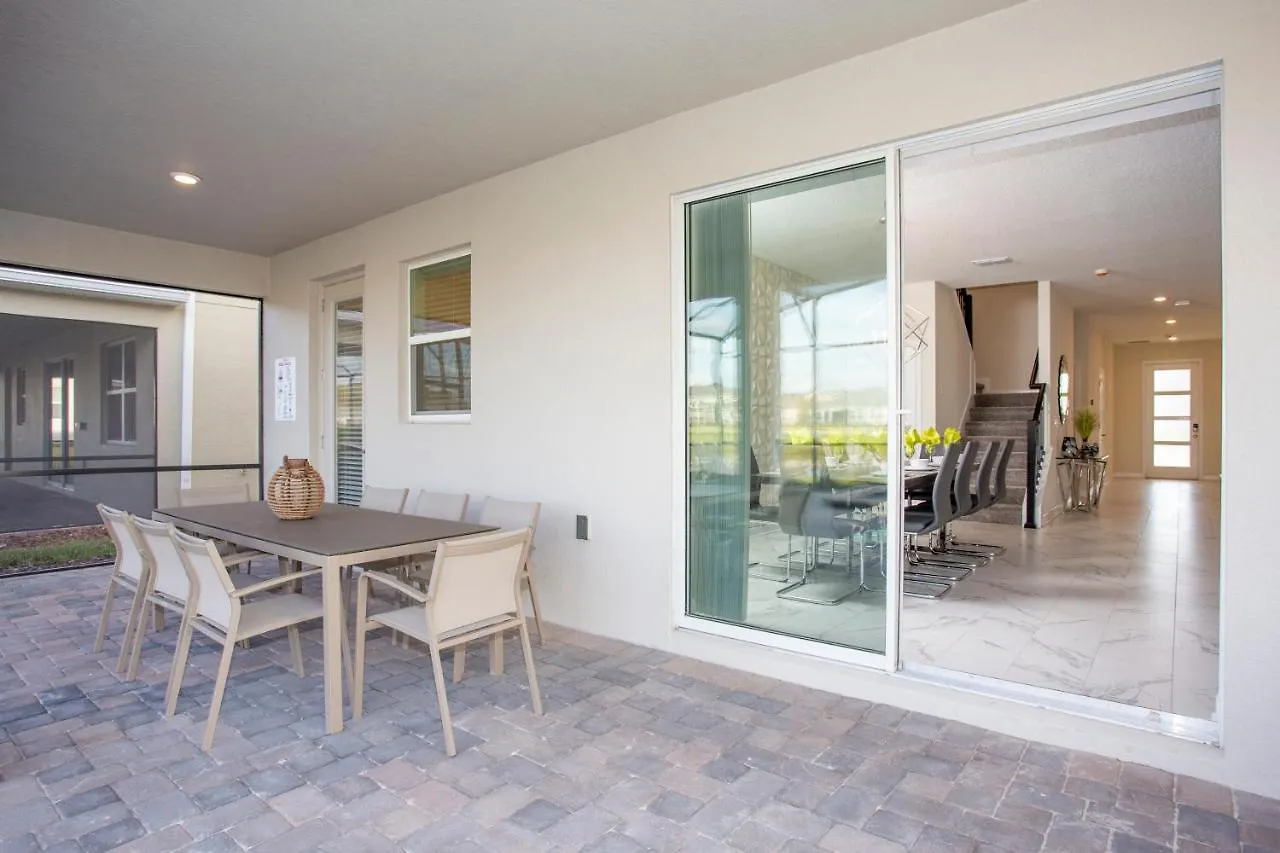 Stunning 8 Bd W/ Pool Close To Disney 2887 *