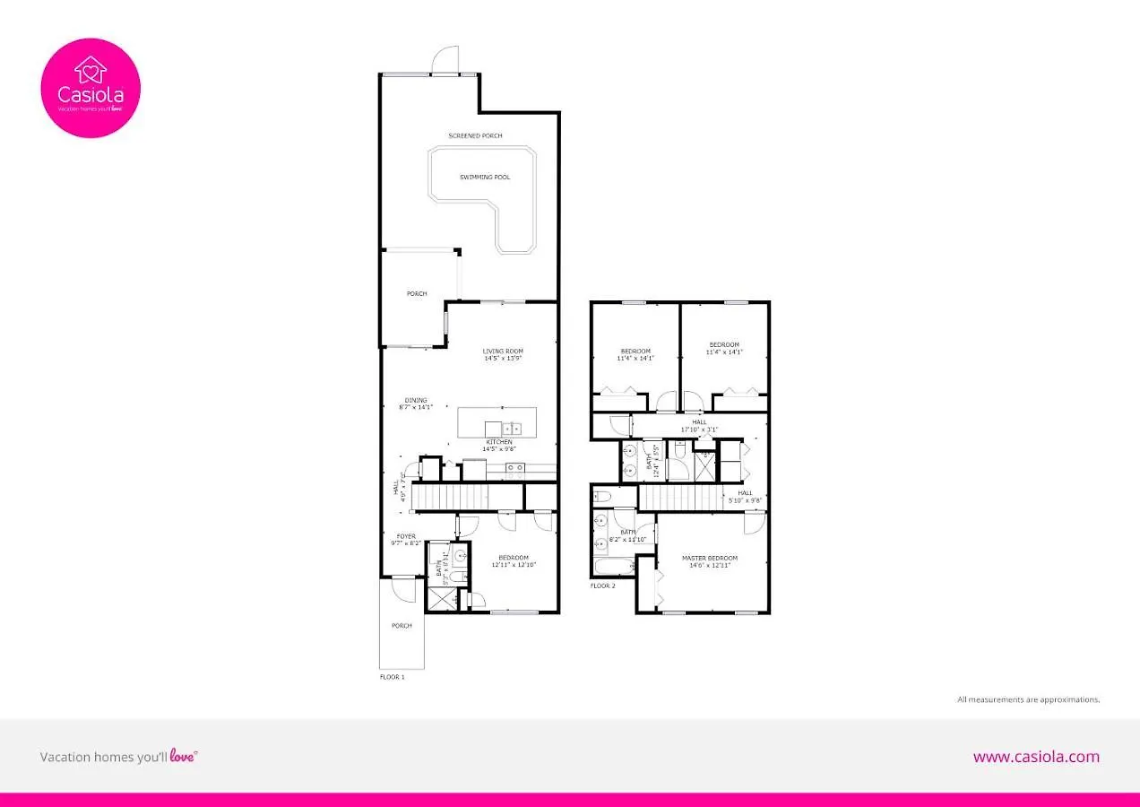 Modern Townhome Wprivate Pool Free Water Park