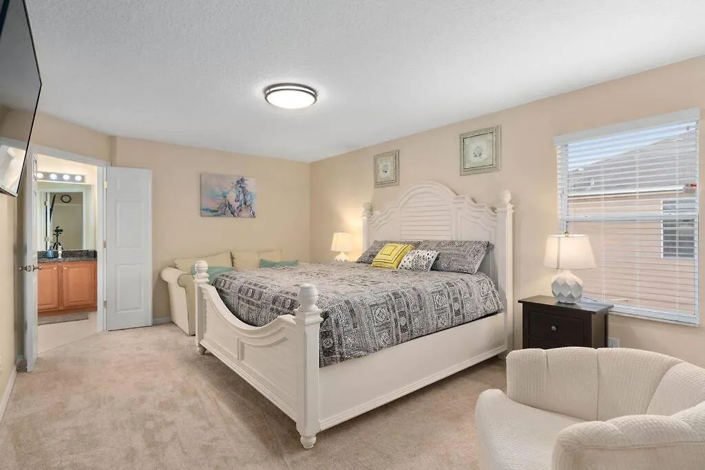 Lakeview W/8 Bedroom 5 Kingsuite 3 Miles To Villa Kissimmee