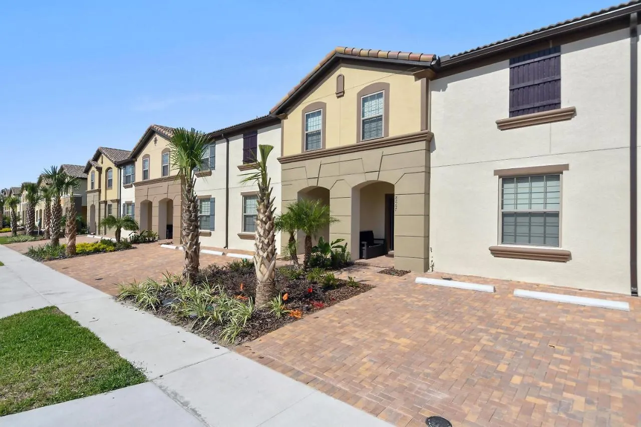 度假居 Bsv8867 - Luxury 4 Bedroom 3 Bath Town With Private Pool And Free Wifi
