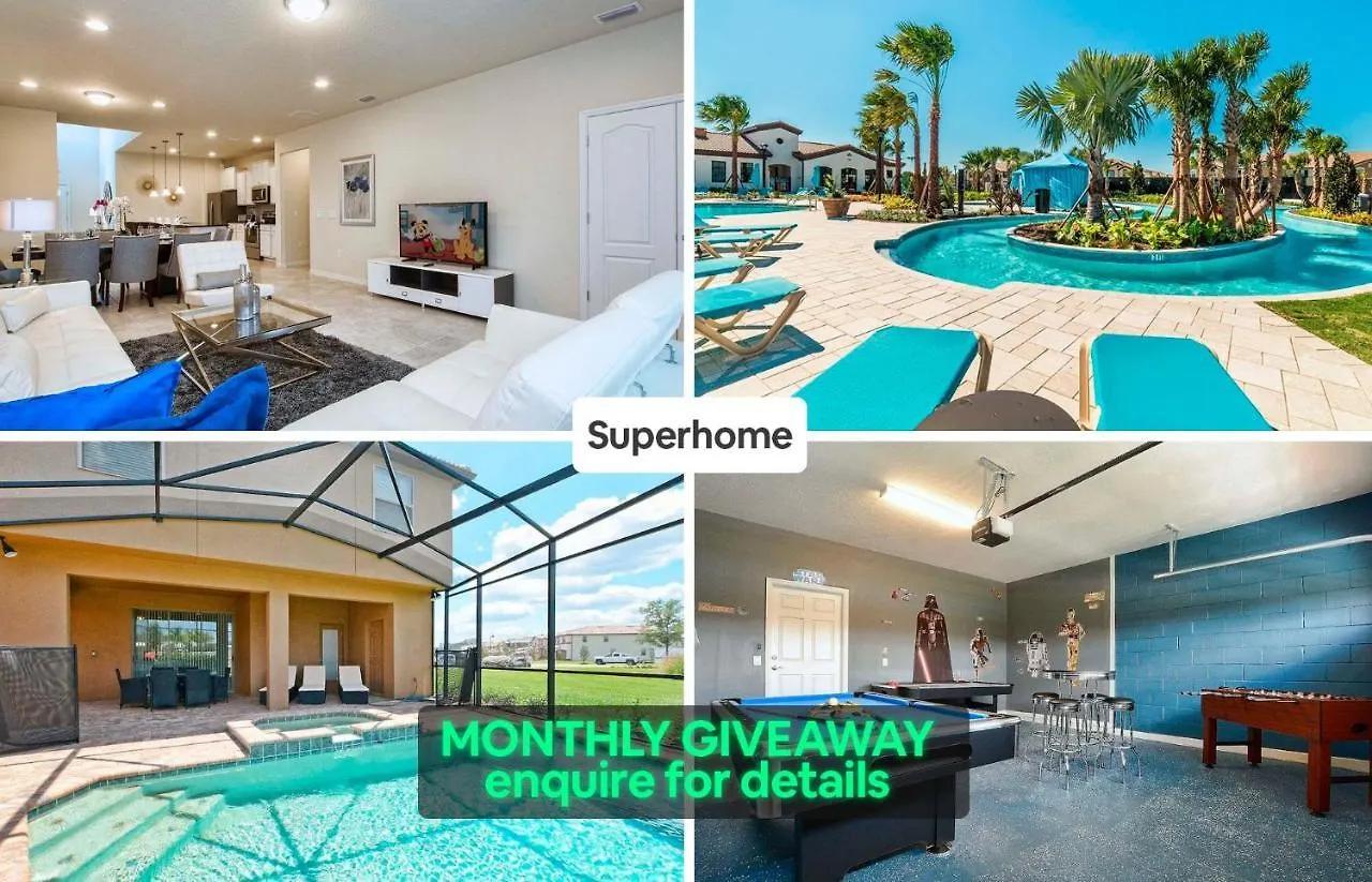 1800 Luxury Windsor Near Oversize Pool Villa Kissimmee
