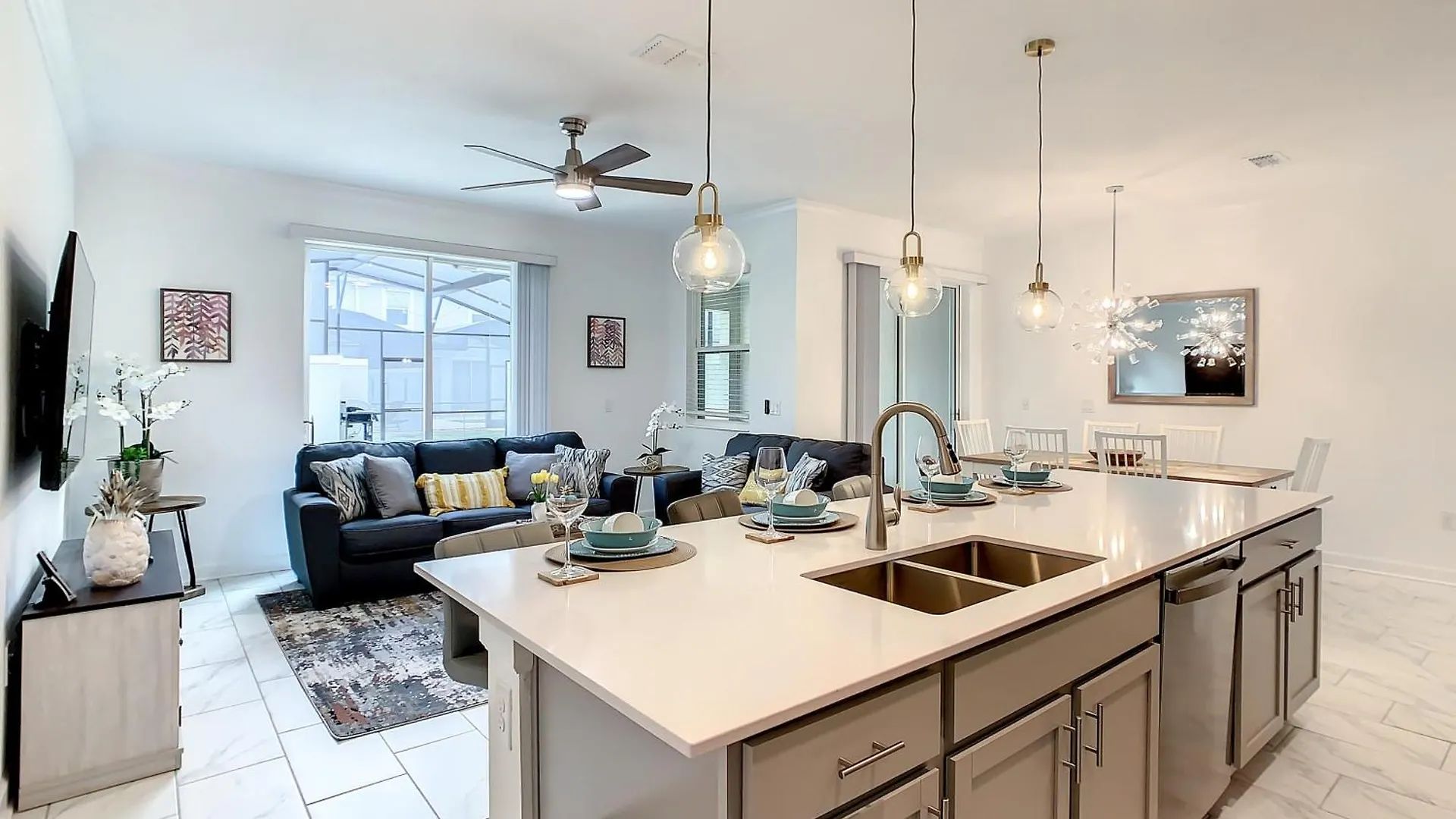 Peaceful 4br Th With Waterpark & Private Pool Holiday home Kissimmee