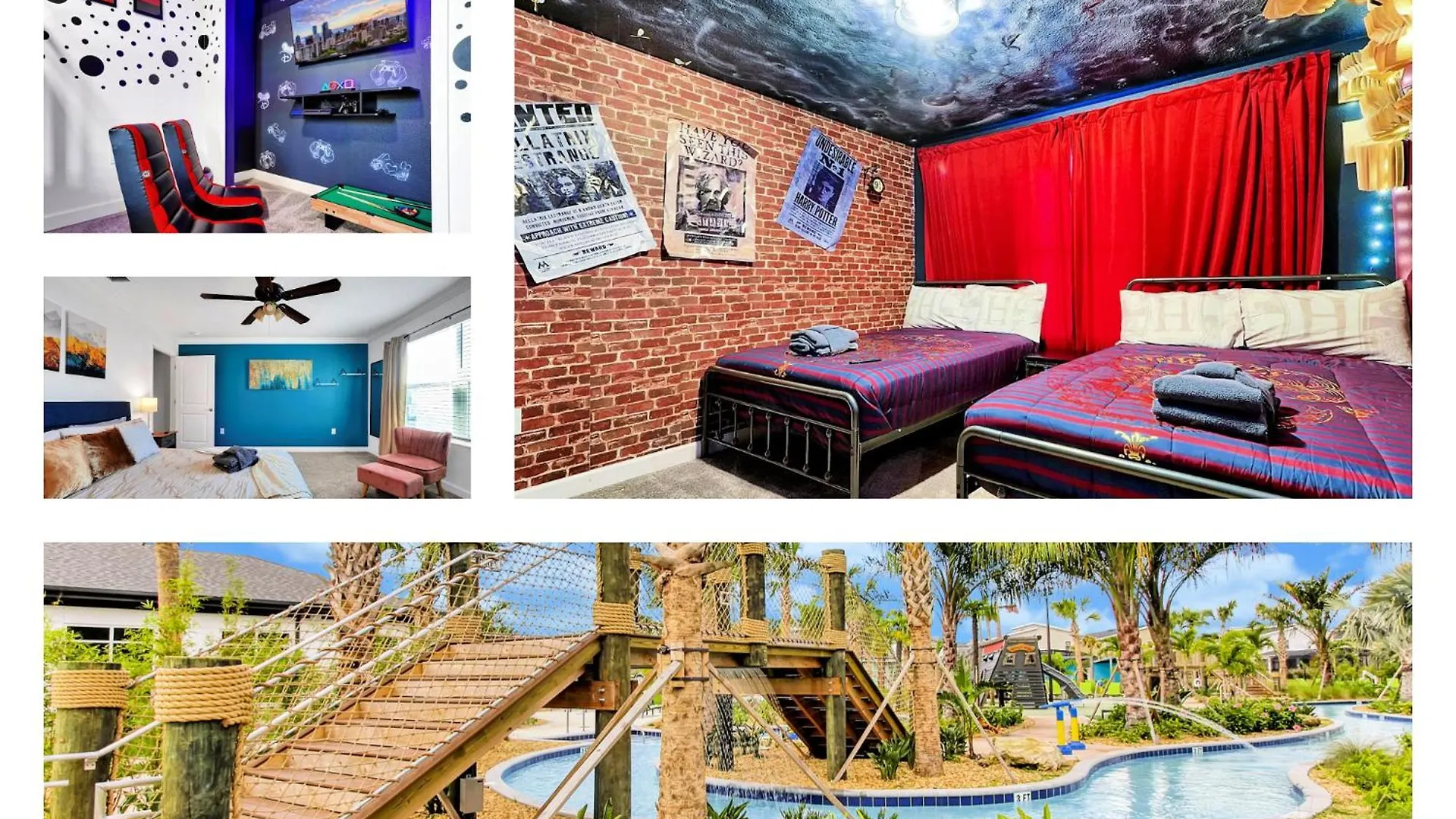 Storey Escape W/ Pool, Games & Water Park *