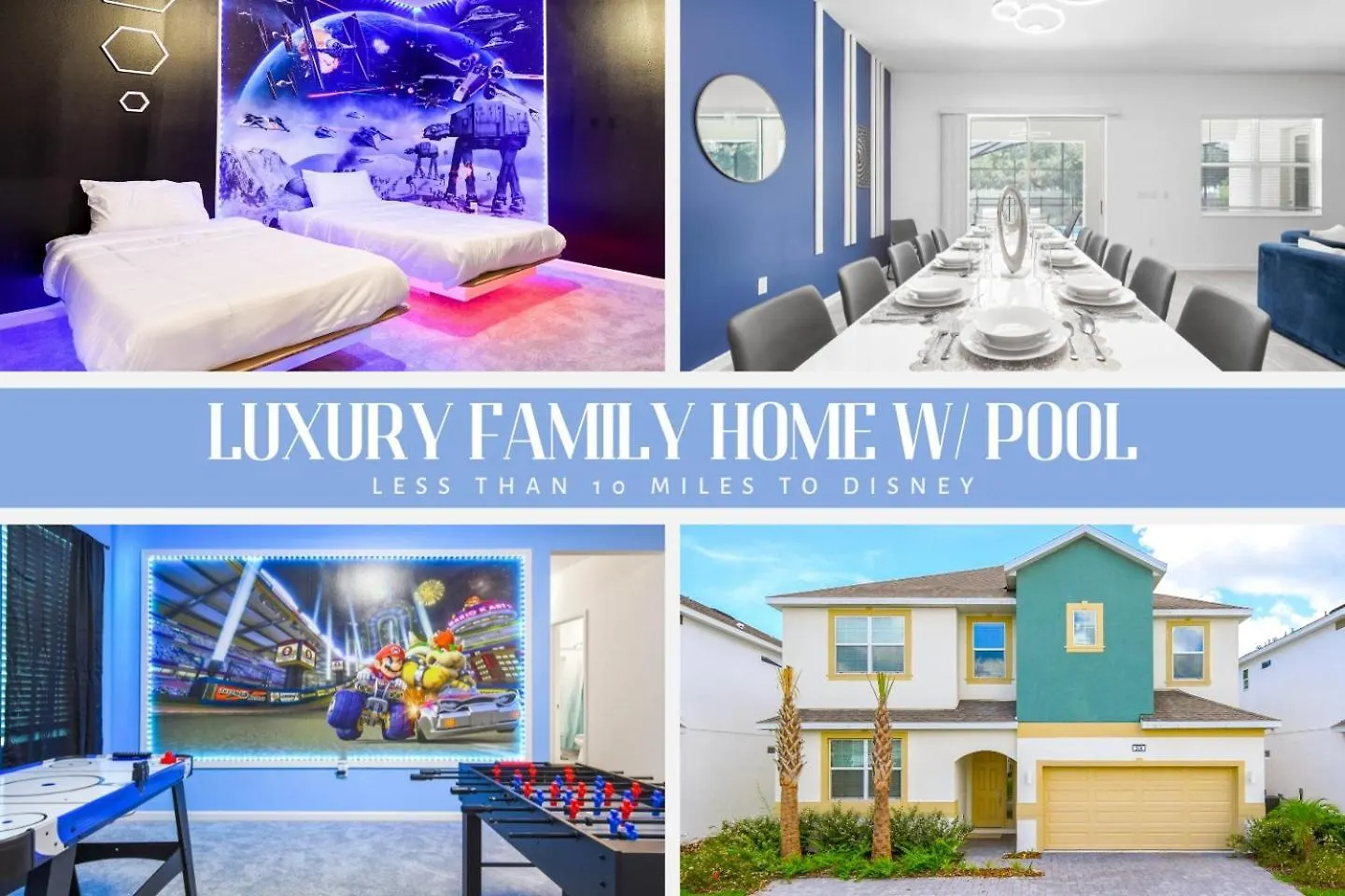 度假居 Bella Vida 12br Luxury Pool Near