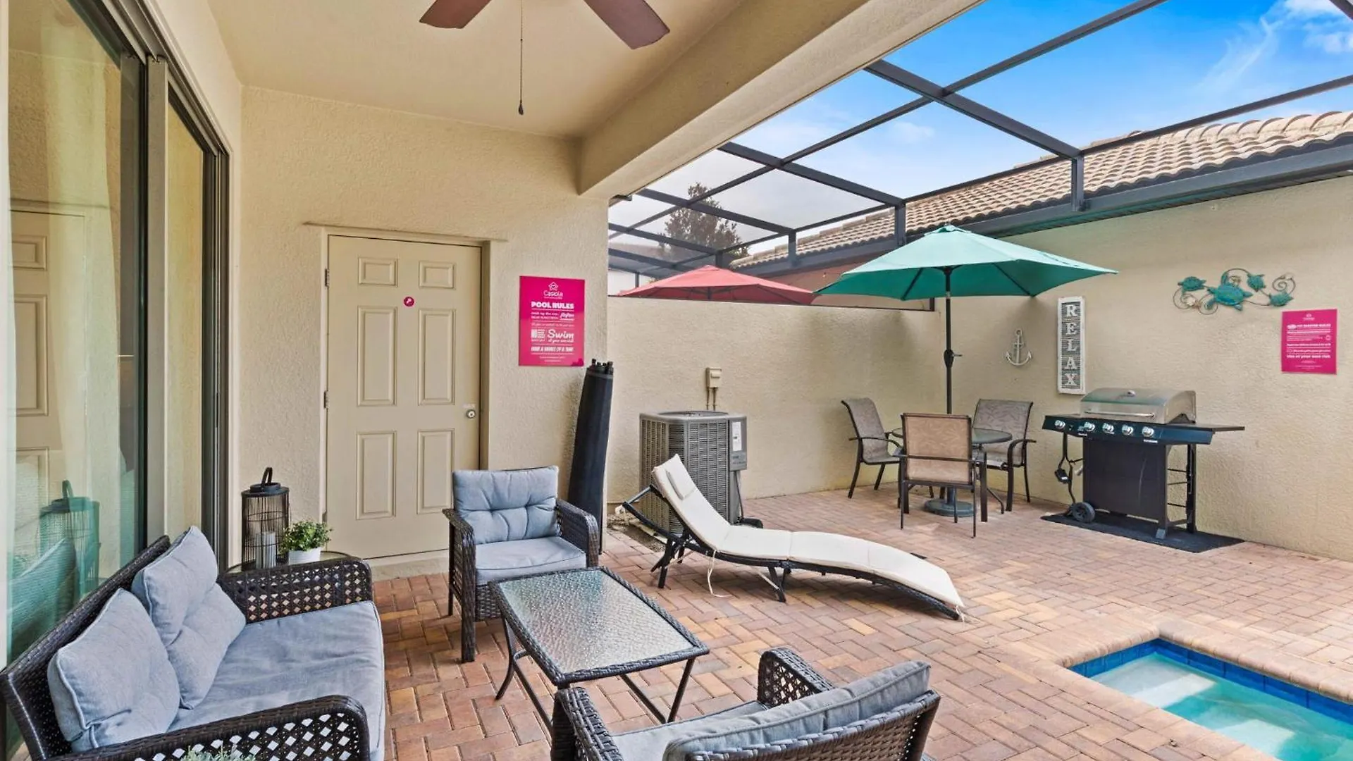 Townhome With Private Pool, Bbq & Free Waterpark Holiday home *