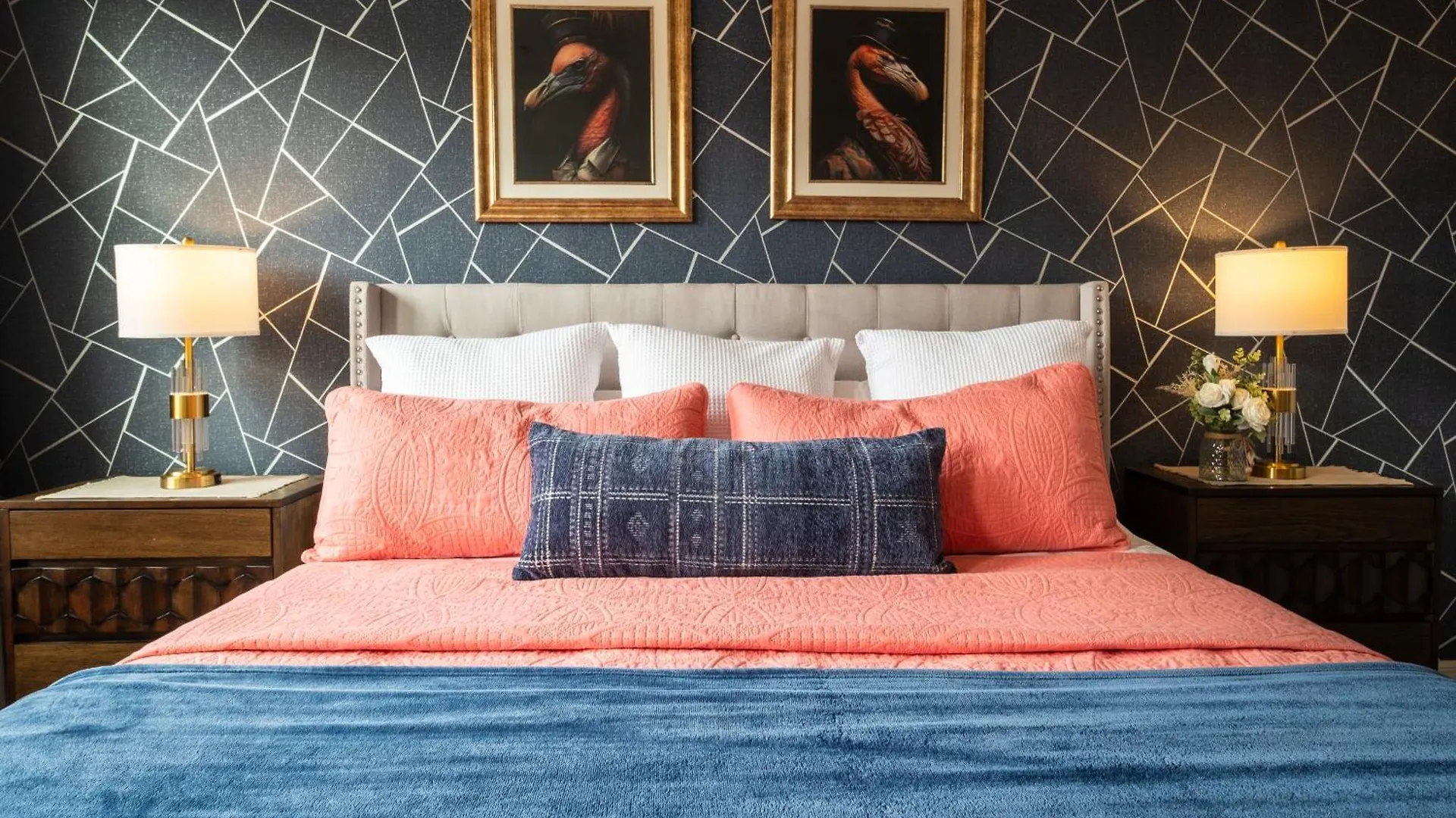 Indigo Flamingo