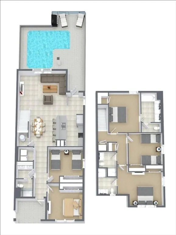 5 Bedrooms - 4 Bathrooms - Paradise Palms 3073 Bp Holiday home *