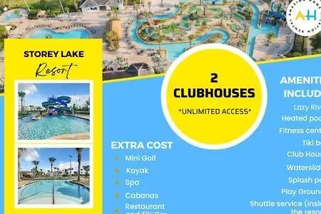 Dazzling Thematic 4br With Waterpark & Private Pool Holiday home *