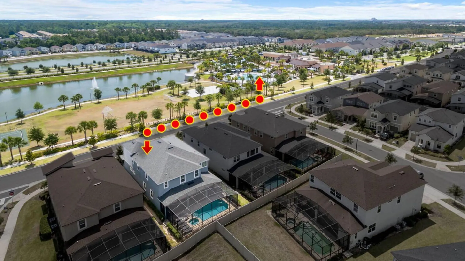 Multiple Luxury Pool Homes Next To