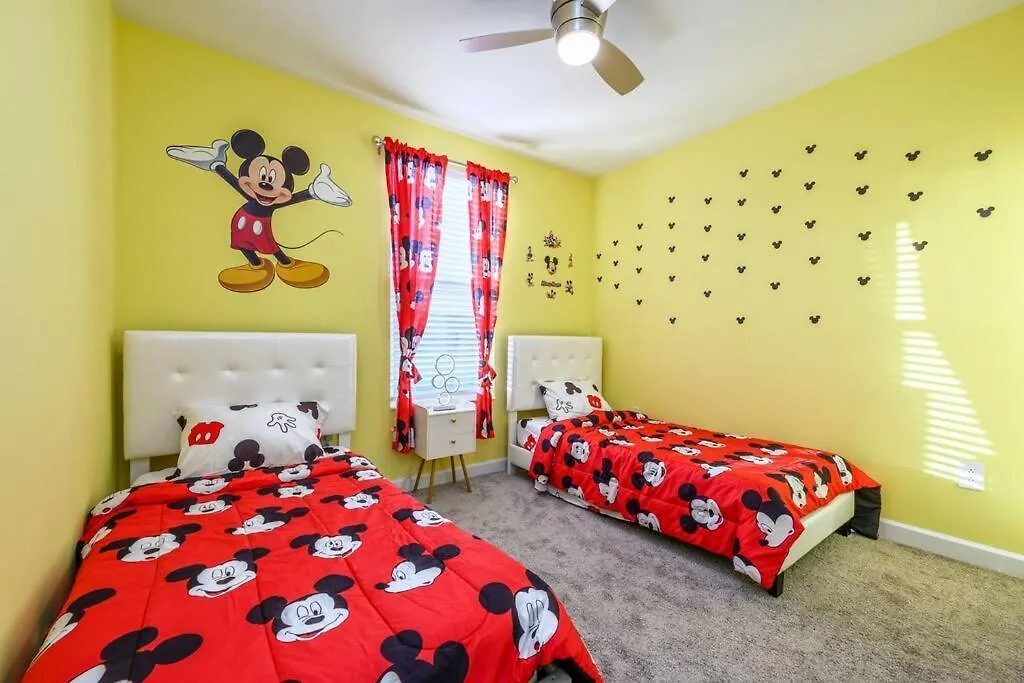 Dom wakacyjny Close To & Other Theme Parks,private Heated Poolspa, Bbq & Game Rm