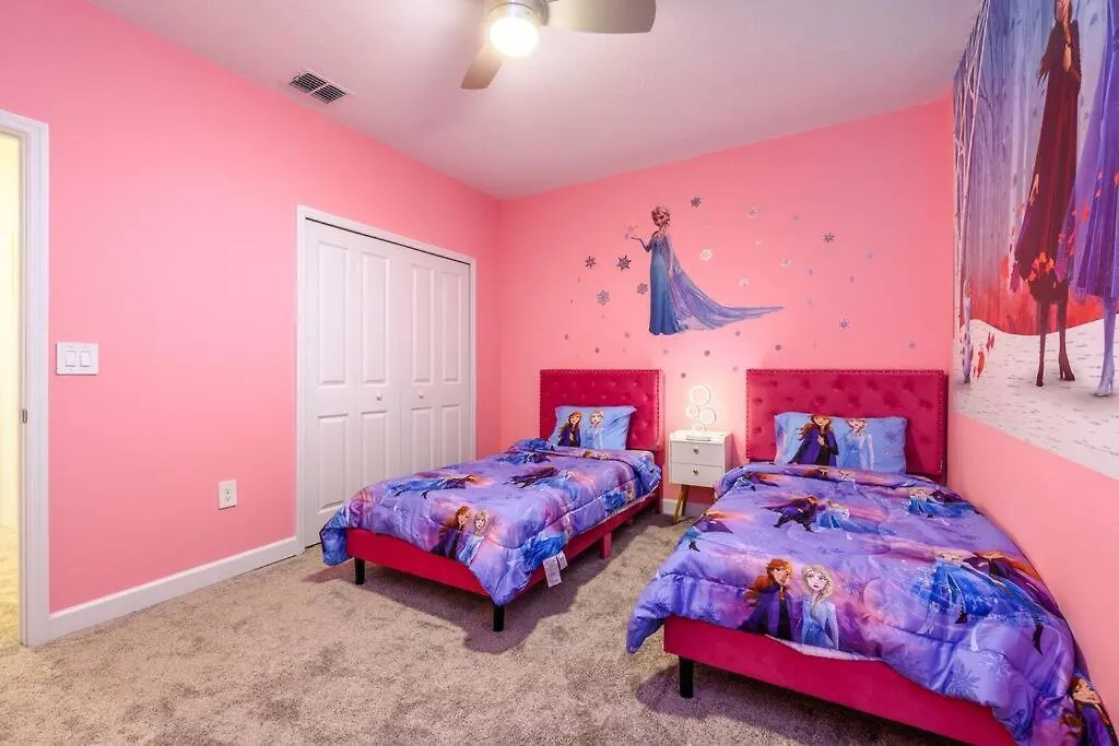 Close To & Other Theme Parks,private Heated Poolspa, Bbq & Game Rm Dom wakacyjny *