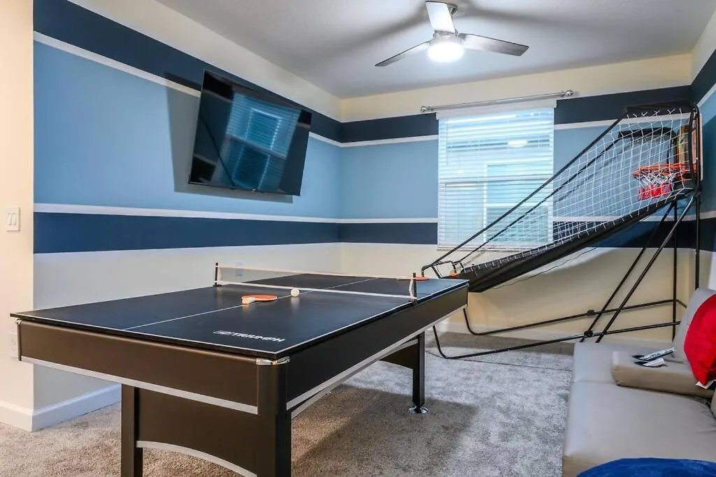 Close To & Other Theme Parks,private Heated Poolspa, Bbq & Game Rm Dom wakacyjny